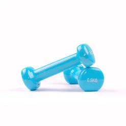 Fitness And Sport Pair Of 0.5kg Vinyl Coated Dumbbell