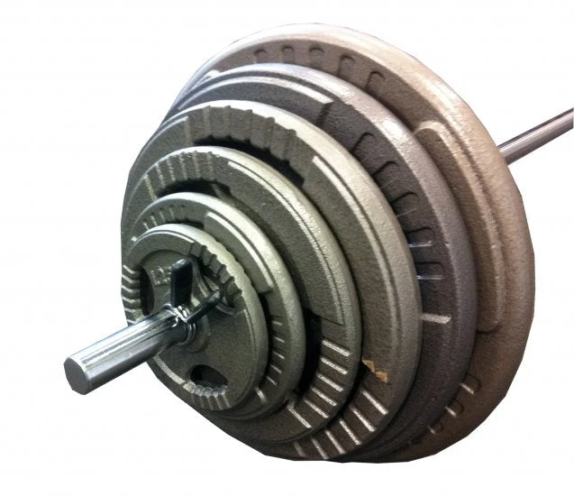 Fitness And Sport 90kg Standard Hammertone Barbell Weights Set