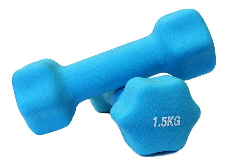 Fitness And Sport Pair Of 1.5kg Neoprene Dumbbell
