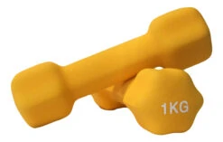 Fitness And Sport Pair Of 1kg Neoprene Dumbbell