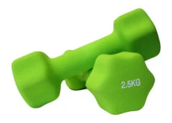 Fitness And Sport Pair Of 2.5kg Neoprene Dumbbell