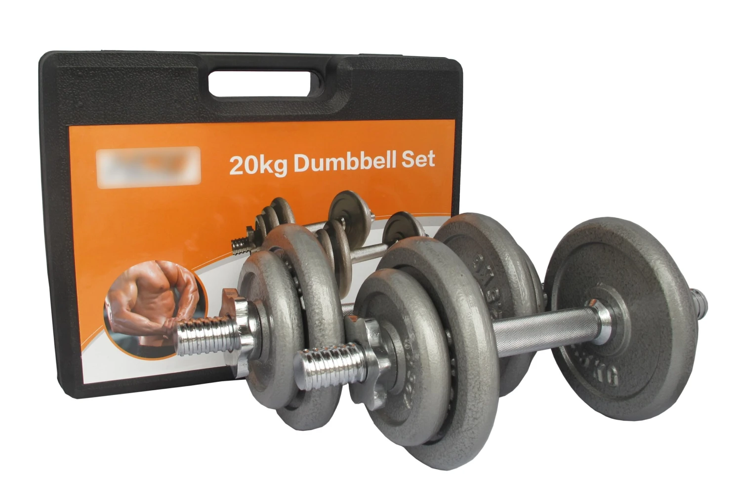 Fitness And Sport 20kg Adjustable Dumbbell Set With Case