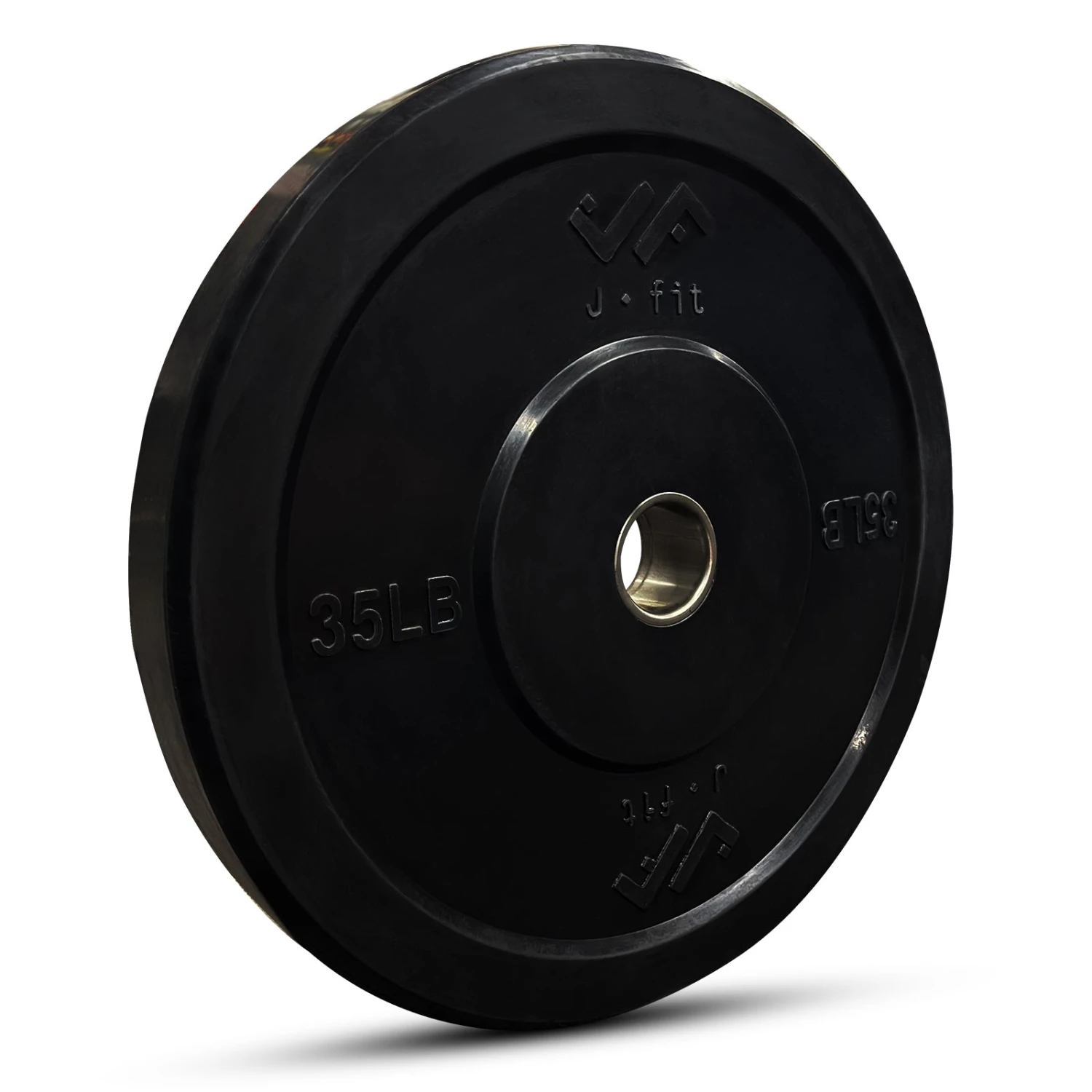 Fitness And Sport JFIT Black Olympic Bumper Plate 10LB 25LB 35LB 45LB - Image 9
