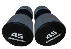 Fitness And Sport Pair Of 45kg Rubber Round Dumbbell (*LOCAL PICKUP ONLY FOR THIS PRODUCT*)
