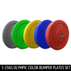 Fitness And Sport 150kg Olympic Color Bumper Plate Package
