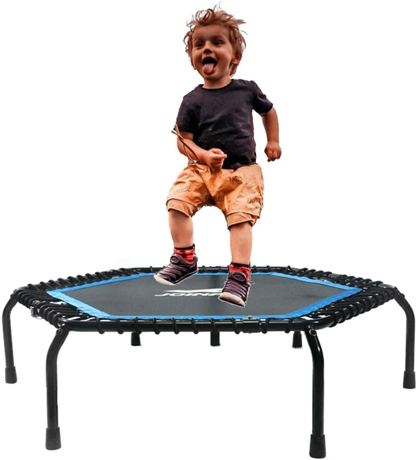 Fitness And Sport Foldable Mini Trampoline,Fitness Re-bounder With Adjustable Foam Handle - Image 5