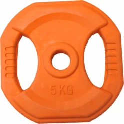 Fitness And Sport 5kg Rubber Coated Body Bump Weight Plate