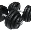 Fitness And Sport 60kg Standard Rubber Dumbbell Set