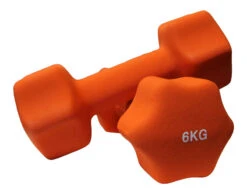 Fitness And Sport Pair Of 6kg Neoprene Dumbbell