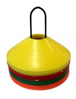 Fitness And Sport 40pcs Sports Training Discs Markers Cones Soccer AFL Exercise Personal Fitness