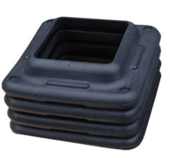 Fitness And Sport Two Pairs Of Black Foot Block For Aerobic Exercise Step