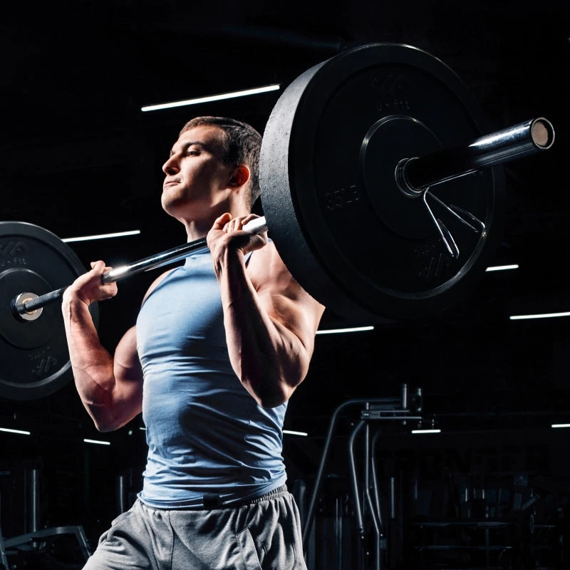 Fitness And Sport JFIT Black Olympic Bumper Plate 10LB 25LB 35LB 45LB - Image 3