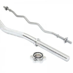 Fitness And Sport Spinlock EZY Curl Standard Barbell