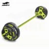 Fitness And Sport NEW 20KG Body Pump Barbell Set | Black & Green Tri Grip Plate