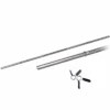 Fitness And Sport 7 Foot Standard Barbell With Spring Collar